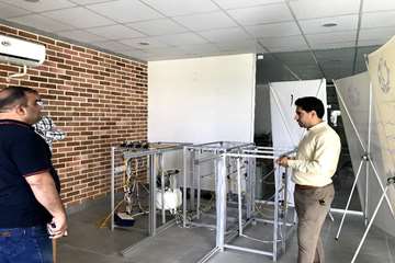 بازدید جناب آقای دکتر الیاسی فر رئیس مرکز رشد دانشگاه علوم پزشکی دزفول از روند ساخت طرح فناور